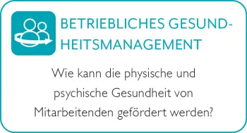 Forum Betriebliches Gesundheitsmanagement