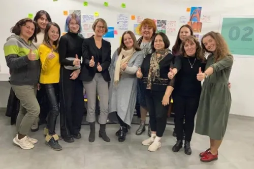 Gruppenfoto eines Kurses