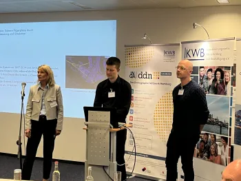 Susanne Sabisch-Schellhas, Dr. Nils Roemer, Dr. Tobias Vlcek im Gespräch